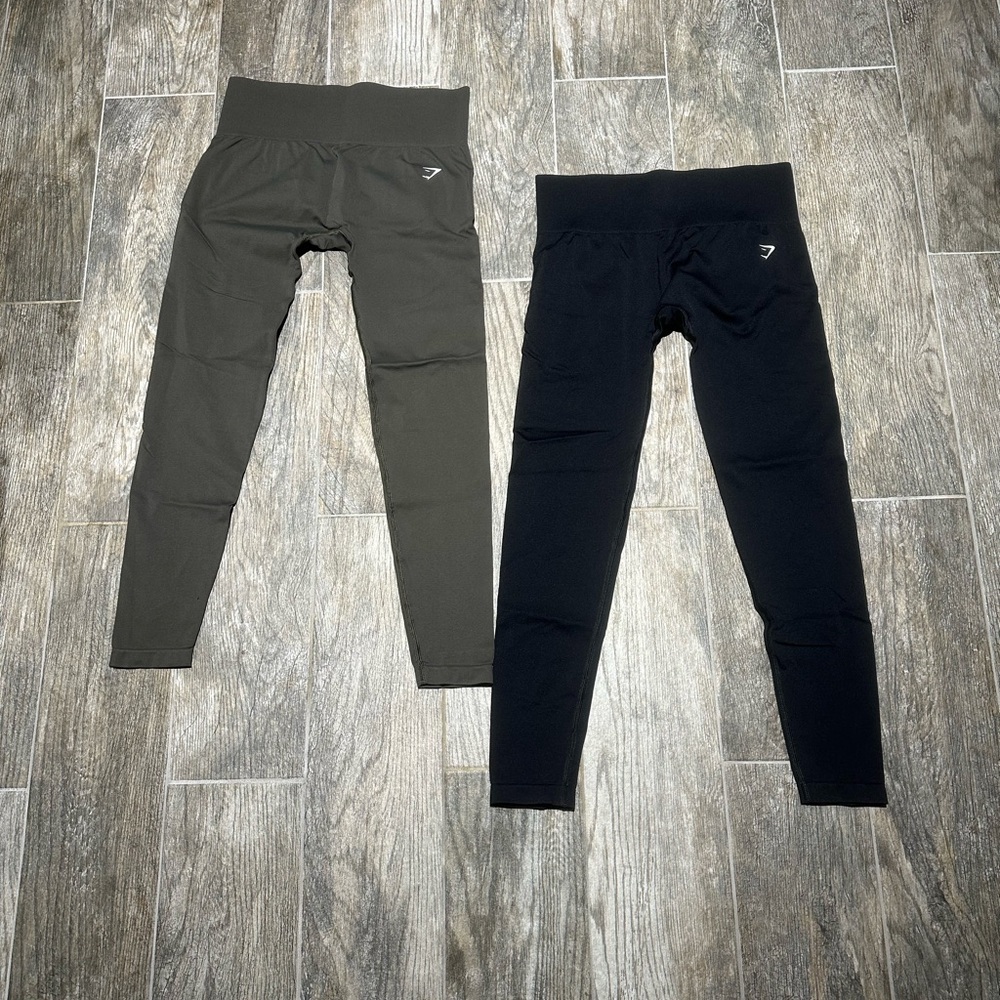 Gymshark Black and Gray Leggings